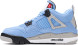 Унисекс кроссовки Nike Air Jordan 4 Retro GS &amp;#039;University Blue&amp;#039;