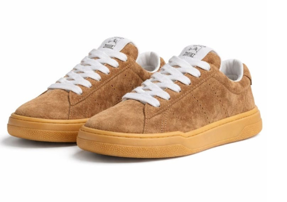 Женские кеды Miu Miu Suede Sneakers Brown
