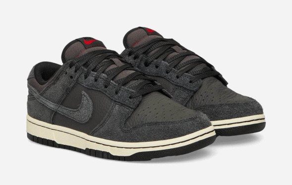 Женские кроссовки Nike Dunk Low Retro Premium Black Medium Ash