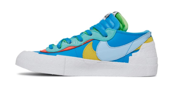Унисекс кроссовки Nike KAWS x sacai x Blazer Low &amp;#039;Neptune Blue&amp;#039;