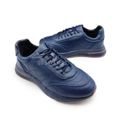 Loro Piana Leather Navy