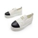 Женские слипоны Chanel Slip-ons Leather White