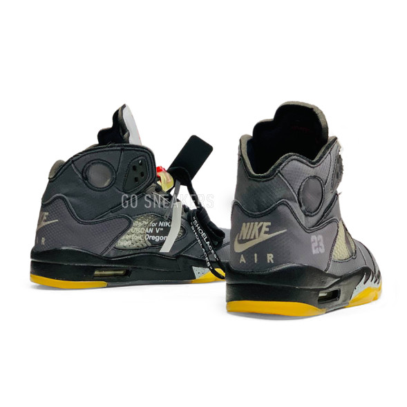 Унисекс кроссовки Nike Air Jordan 5 Off-White Muslin