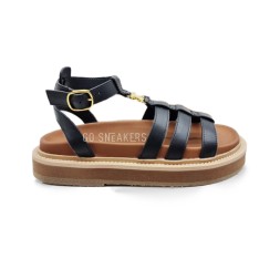 Céline Sandals Platform Black