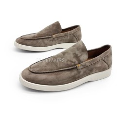 Santoni Man Moccasins Grey