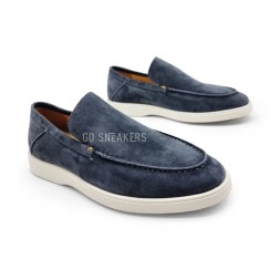 Santoni Man Moccasins Navy