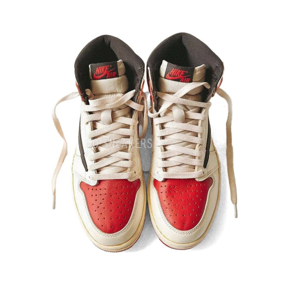 Унисекс кроссовки Travis Scott x Air Jordan 1 “University Red”