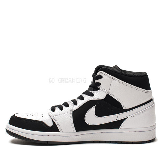 Унисекс кроссовки Nike Air Jordan 1 Mid White Black