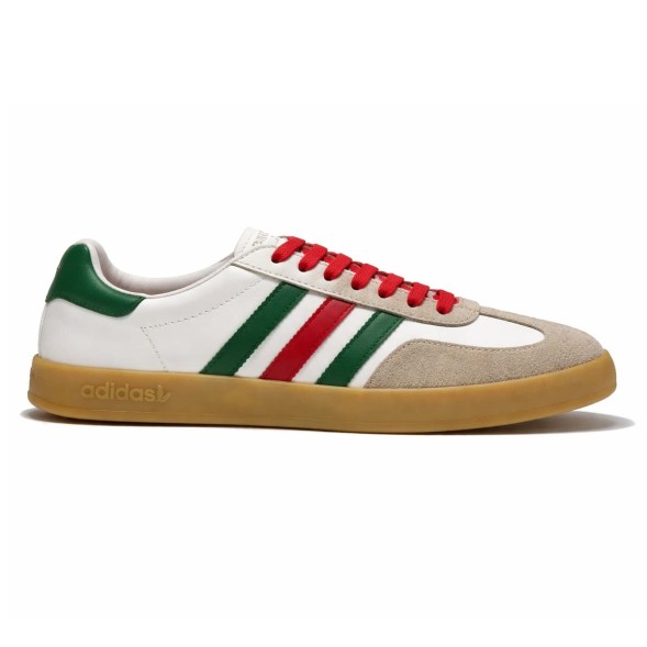 Женские кеды Gucci x Adidas Gazelle Leather White
