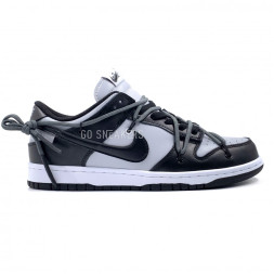 Off-White x Nike Dunk Low Black Grey