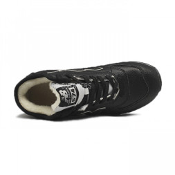 New Balance 574 High-top Black Leather