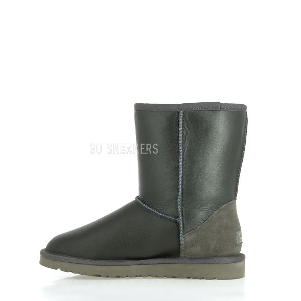 Женские короткие угги Metallic Grey