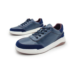 Loro Piana Newport Walk Leather Blue