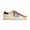 Golden Goose Superstar LTD Light Blue Star and Crocodile Heel Tab