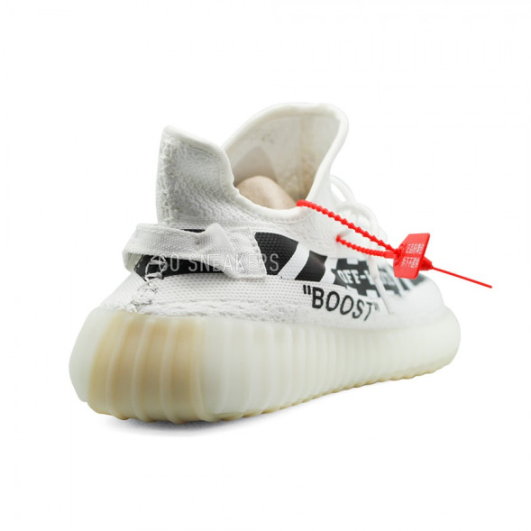 Мужские кроссовки Adidas YEEZY 350 x OFF White Boost