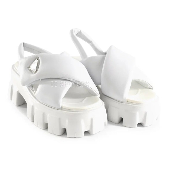 Женские босоножки Prada Sandals Leather White