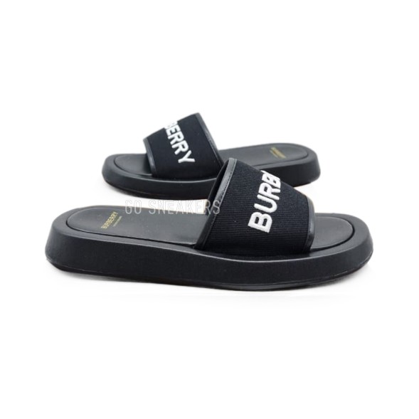 Женские шлепки Burberry Flip-flops Black