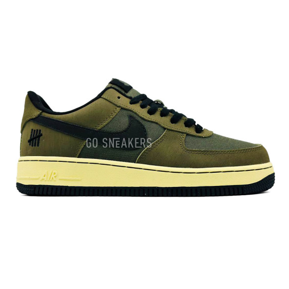Мужские зимние кроссовки Nike Air Force 1 Low SP Ballistic x Undefeated Winter Olive Black