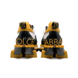 Женские кроссовки Dolce & Gabbana Super King Yellow