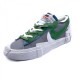 Унисекс кроссовки Nike Air Blazer Low Sacai - Classic Green