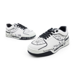 Dolce & Gabbana White Black Graphiti