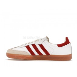 Adidas Samba OG Sporty Rich White Core Burgundy