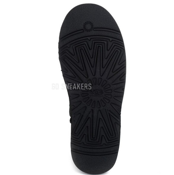 Женские мини угги с пуговицей Bailey Button Mini Metallic Black