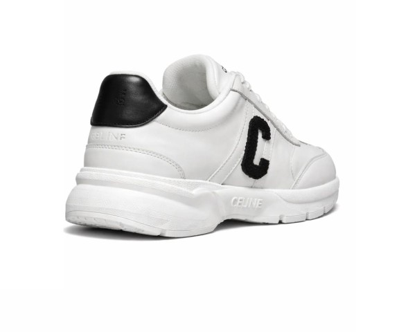 Женские кроссовки Celine Leather White Sneakers 