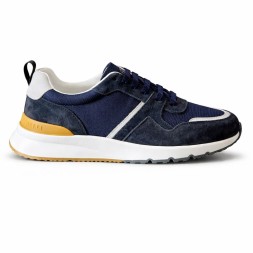 Brunello Cucinelli Suede Textile Navy