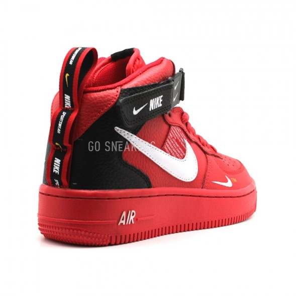 Мужские кроссовки Nike Air Force 1 Mid SE Premium Red
