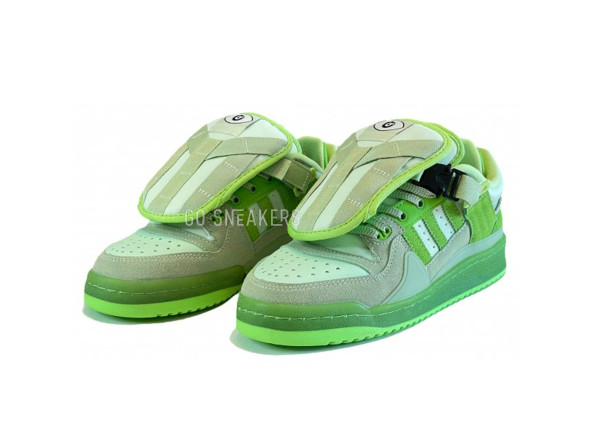 Унисекс кроссовки Bad Bunny X Adidas Forum Low Fluorescent Green