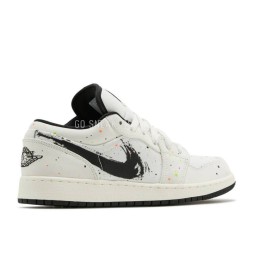 Nike Air Jordan 1 Low SE GS Paint Splatter