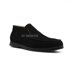 Loro Piana Open Walk Total Black Suede