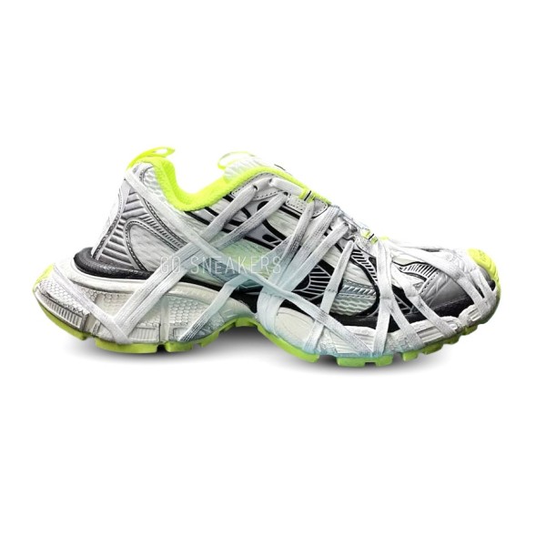 Женские кроссовки Balenciaga 3XL Extreme Lace Sneaker White/Grey/Yellow