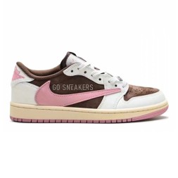 Travis Scott x Air Jordan 1 Pink Oxford