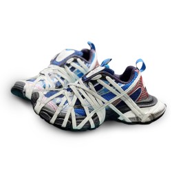 Balenciaga 3XL Extreme Lace Sneaker White/Red/Blue