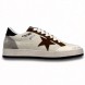 Мужские кеды Golden Goose Ballstar White/Brown Glitter