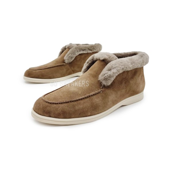 Унисекс ботинки Brunello Cucinelli Suede Brown