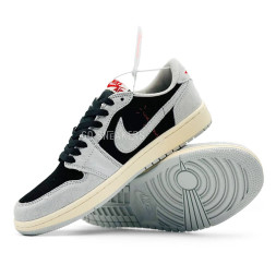 Nike Air Jordan Low Travis Scott Man Light Grey