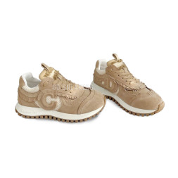 C'est Dior Suede Calfskin/Mesh Beige