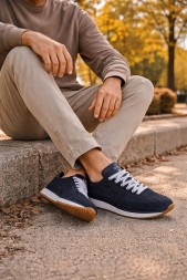 Dolce&amp;Gabbana Suede Sneakers Navy