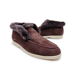 Brunello Cucinelli Suede Dark Brown